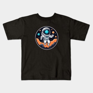 Zero-G Juggling - Astronaut Space Adventure Kids T-Shirt
